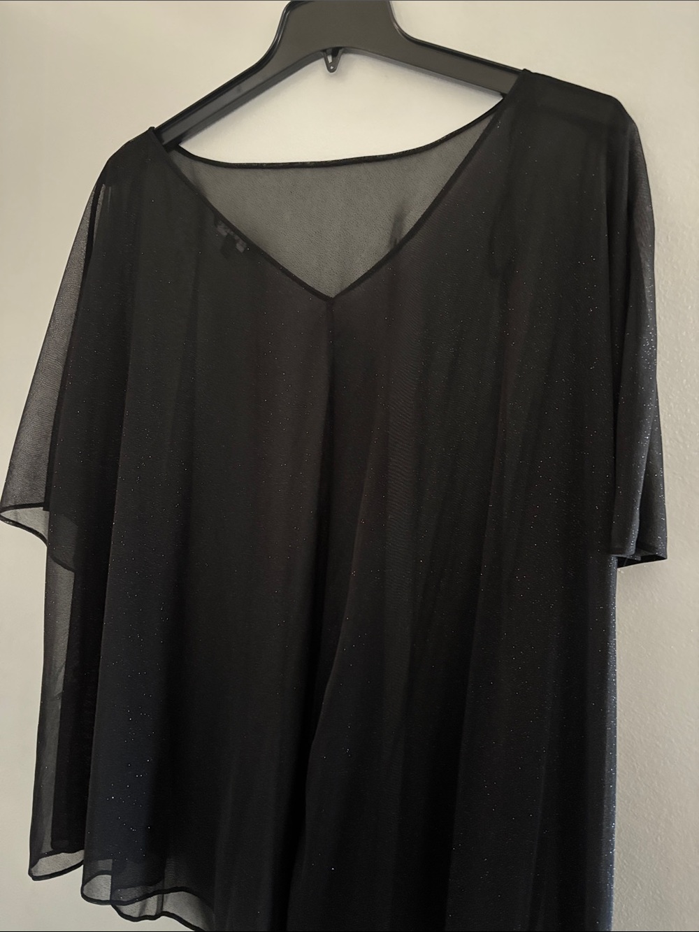 MARINA Black Sheer Jacket